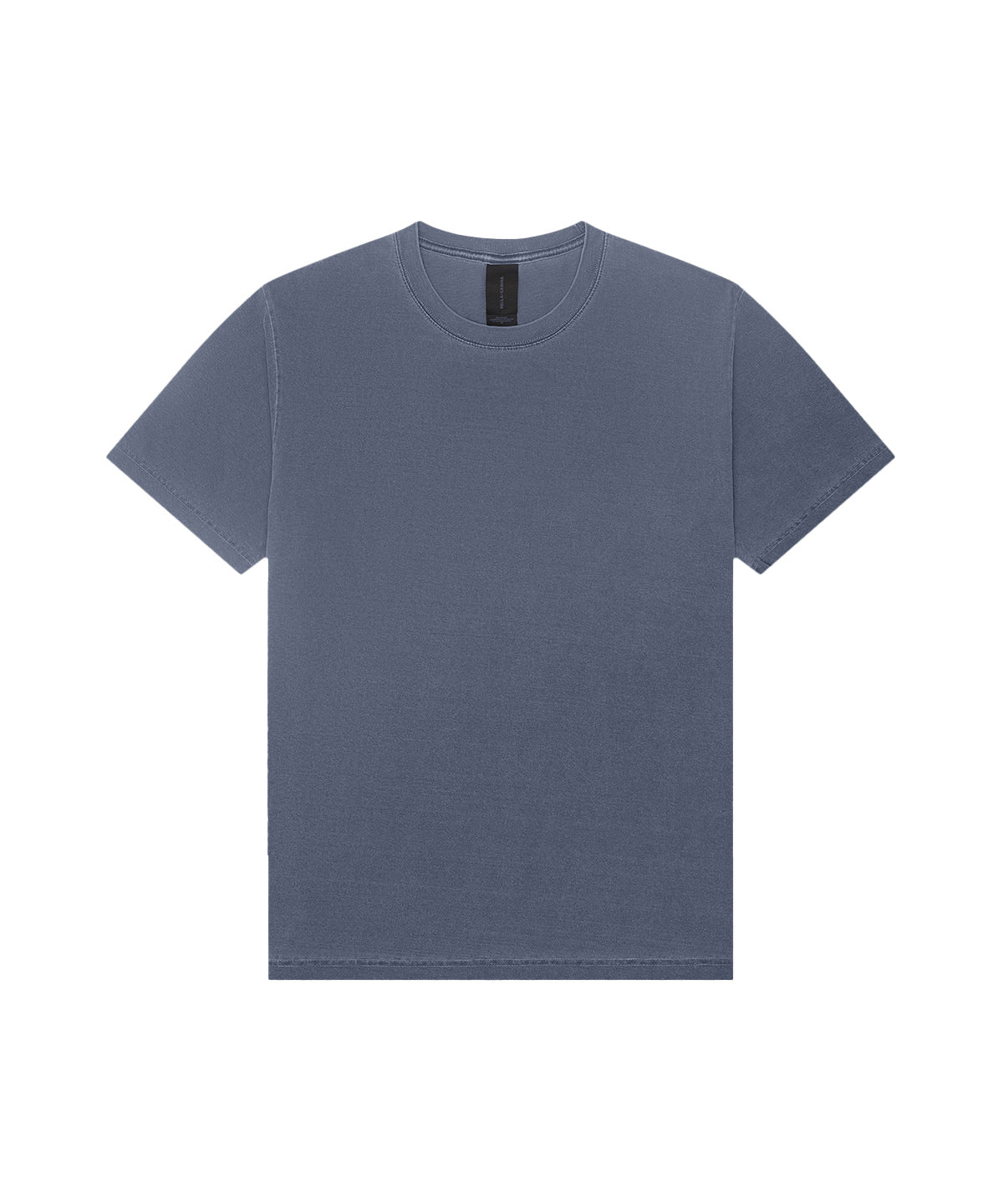 Unisex Heavyweight Washed Tee in Washed Navy, front view