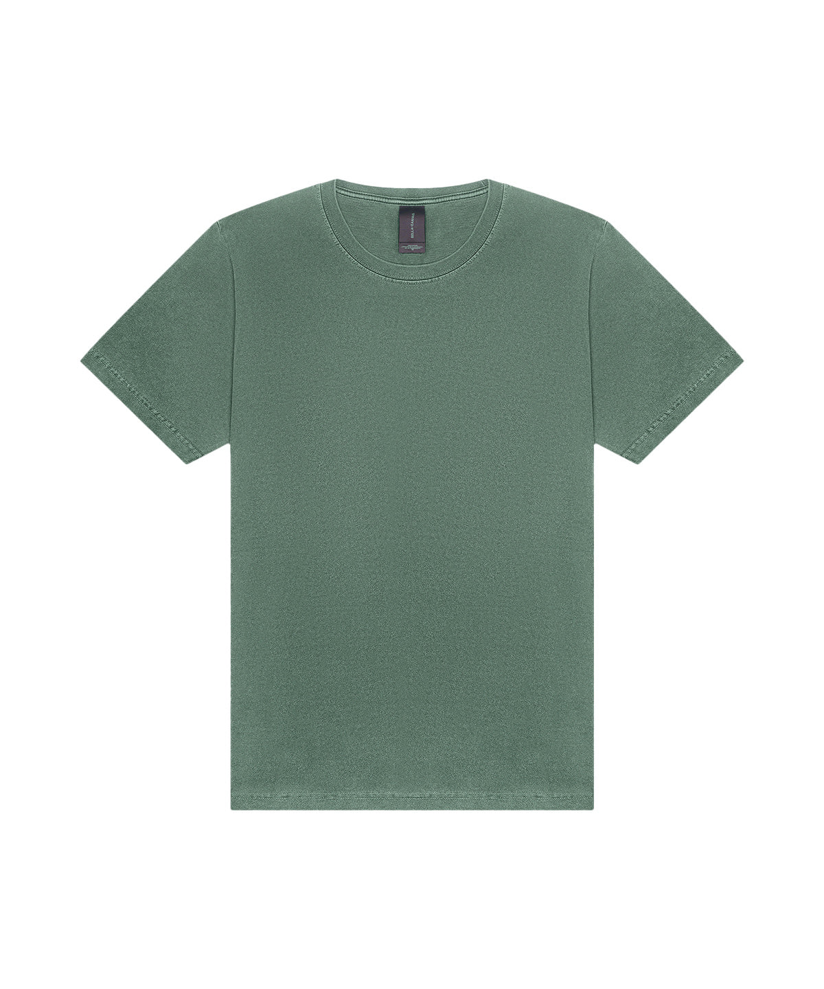 Unisex Heavyweight Washed Tee in Washed Pine, front view