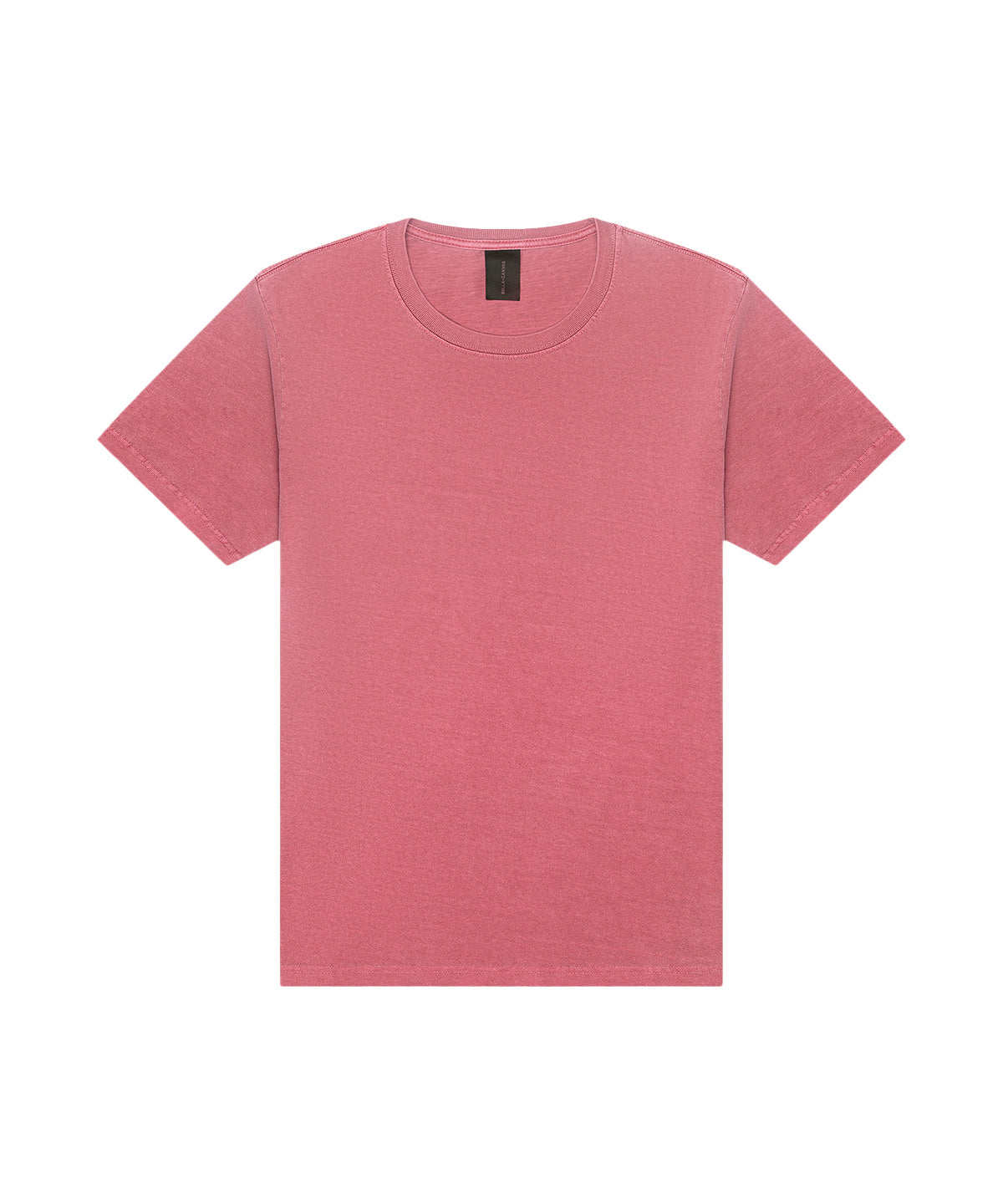 Unisex Heavyweight Washed Tee in Washed Red, front view