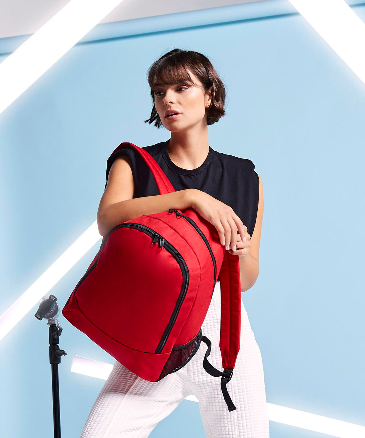 Lifestyle photo of the Universal Backpack