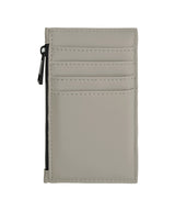 Matte PU Card Holder in Clay, front view