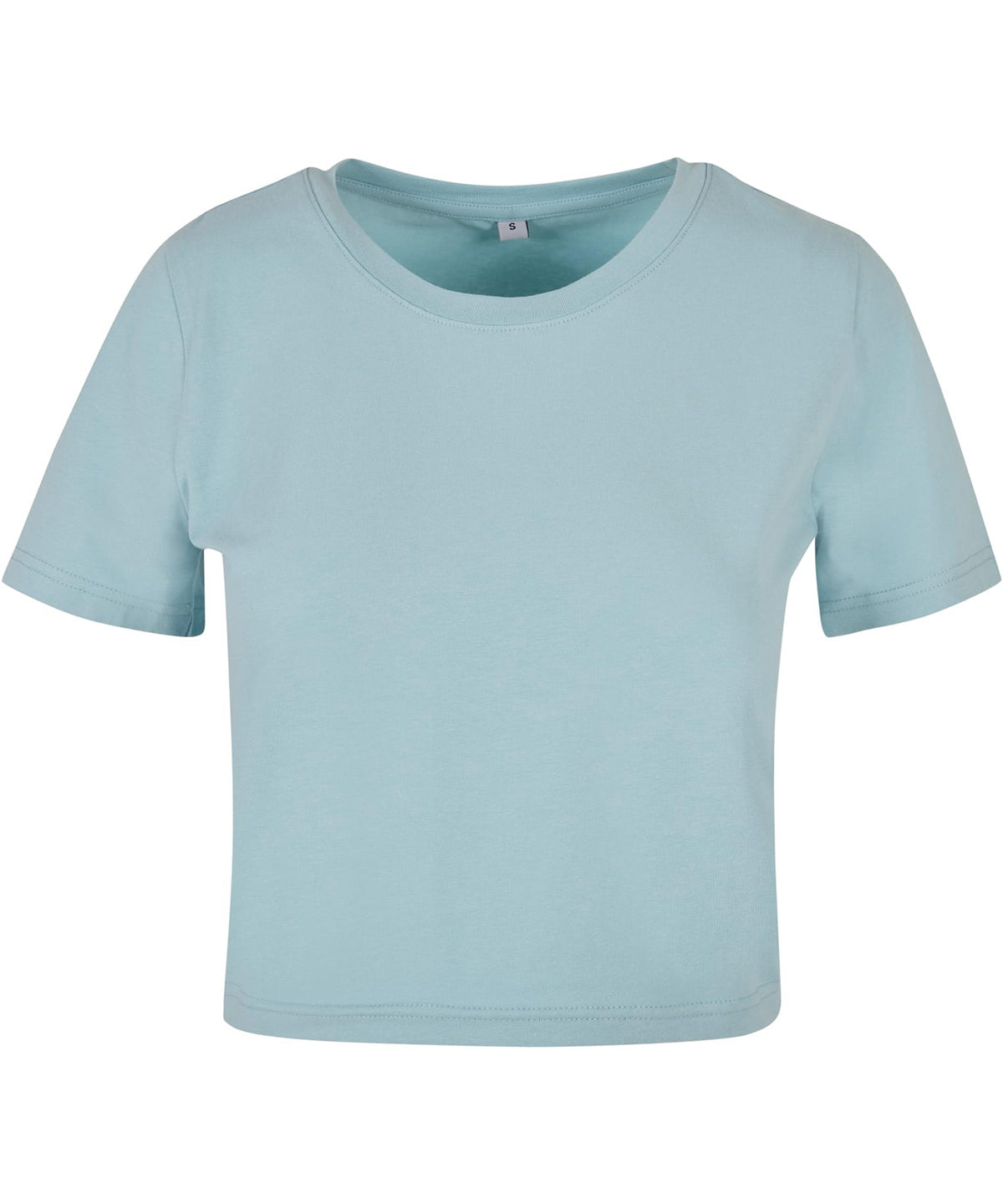 Women's Cropped Tee in Ocean Blue, front view