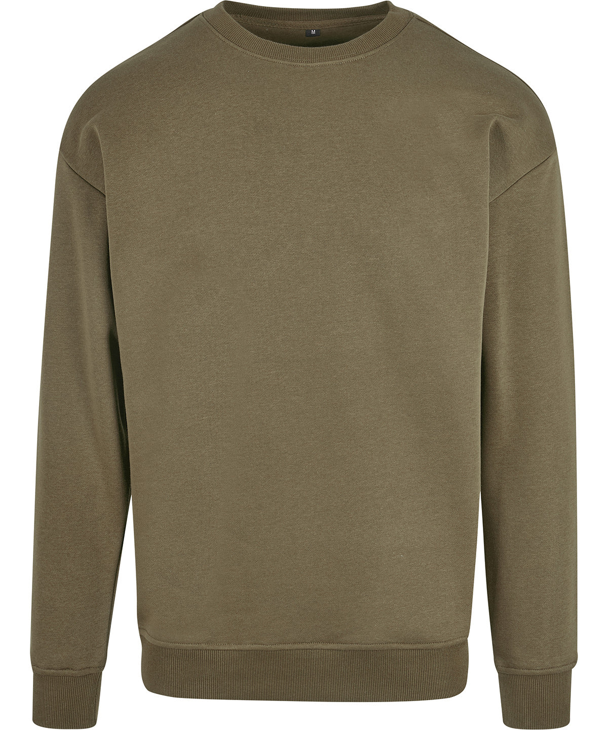 Sweat Crew Neck in Olive, front view