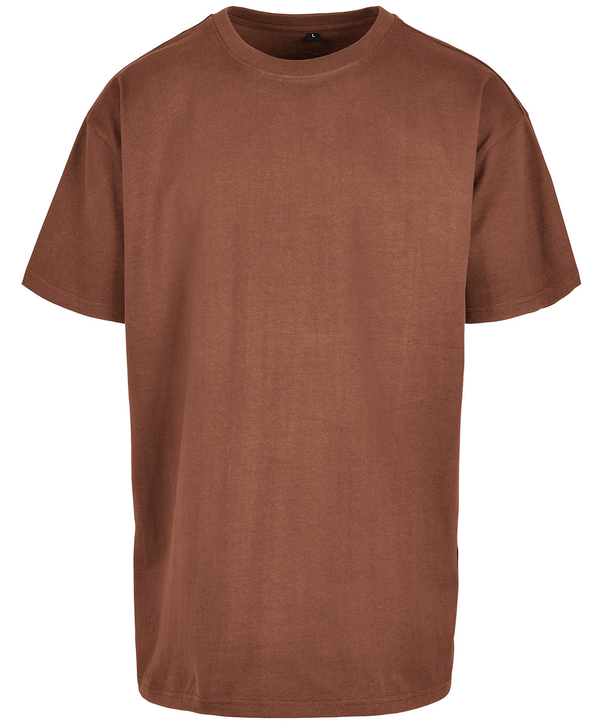 Heavy Oversized Tee in Bark, front view