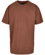 Heavy Oversized Tee in Bark, front view