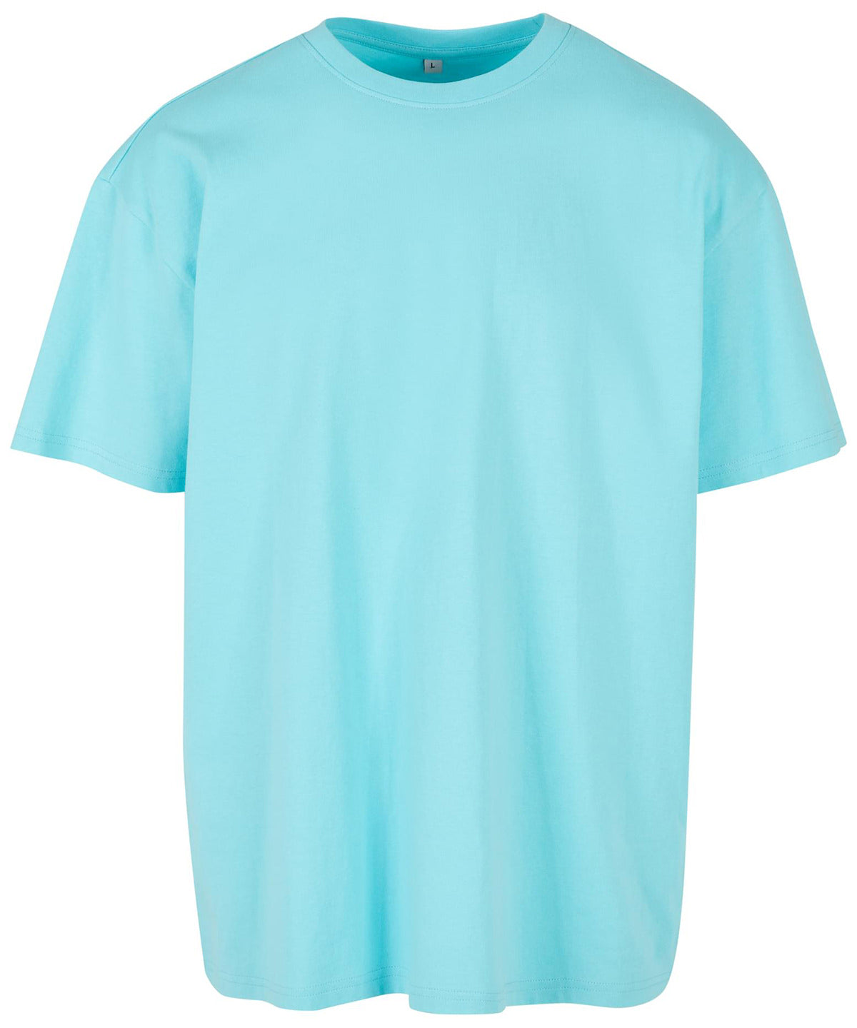 Heavy Oversized Tee in Beryl Blue, front view