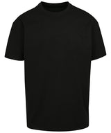Heavy Oversized Tee in Black, front view