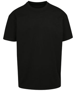 Heavy Oversized Tee in Black, front view