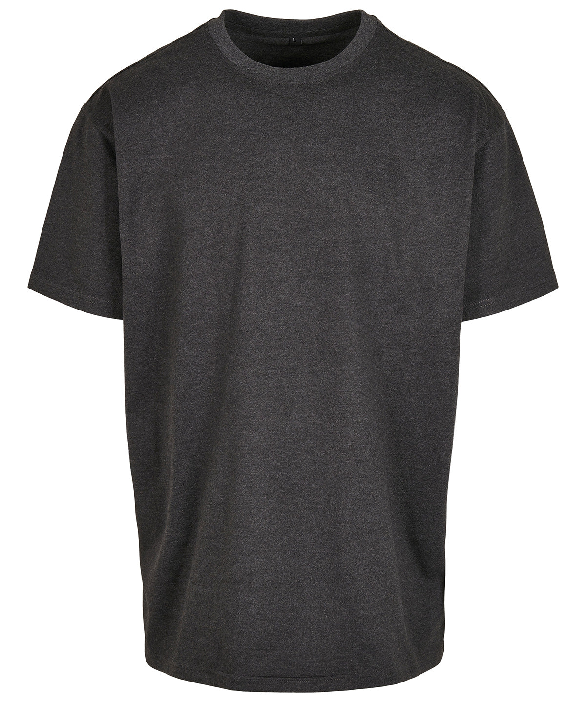 Heavy Oversized Tee in Charcoal, front view