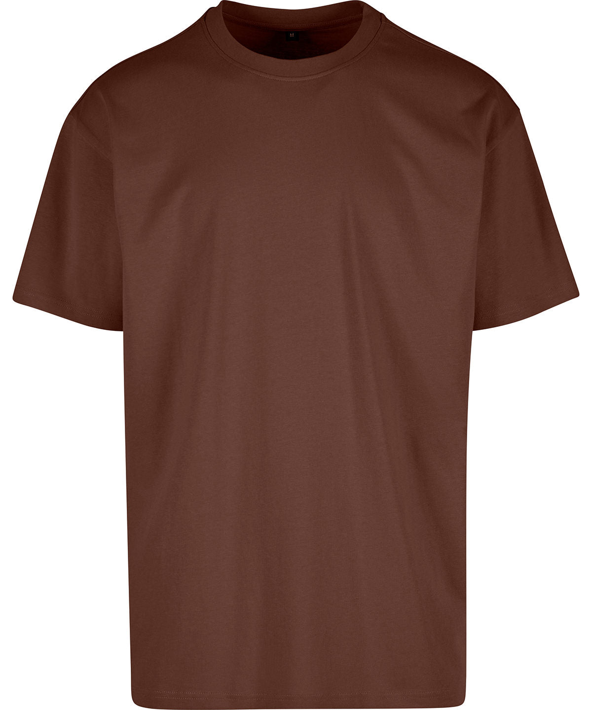 Heavy Oversized Tee in Chocolate Brown, front view