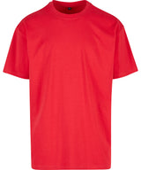 Heavy Oversized Tee in City Red, front view