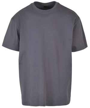 Heavy Oversized Tee in Dark Grey, front view