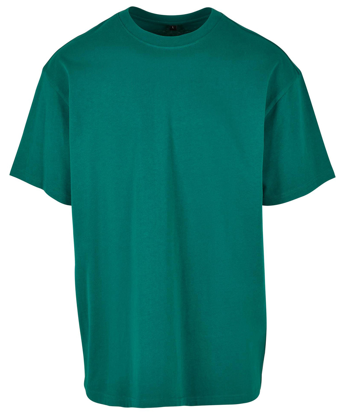 Heavy Oversized Tee in Green, front view