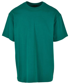 Heavy Oversized Tee in Green, front view