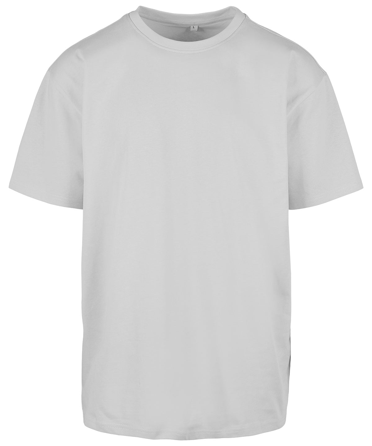 Heavy Oversized Tee in Light Asphalt, front view