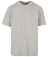 Heavy Oversized Tee in Light Grey, front view