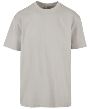 Heavy Oversized Tee in Light Grey, front view