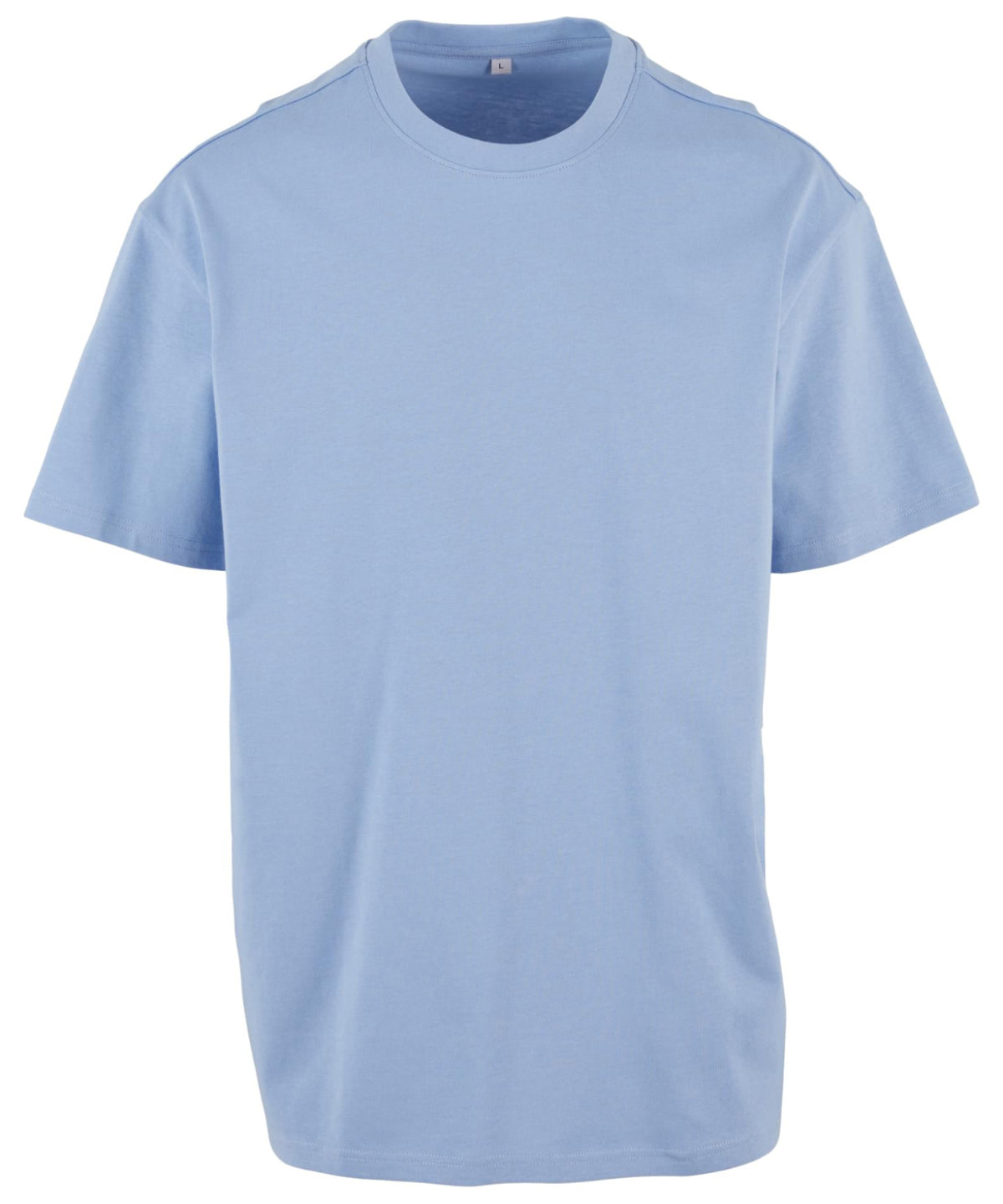 Heavy Oversized Tee in Powder Blue, front view
