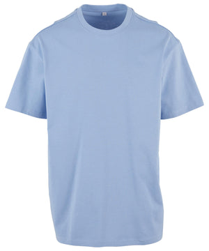 Heavy Oversized Tee in Powder Blue, front view
