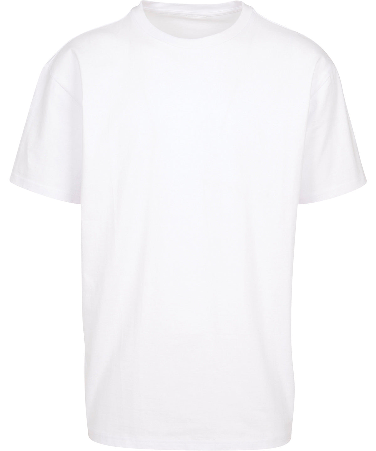 Heavy Oversized Tee in White, front view