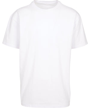Heavy Oversized Tee in White, front view