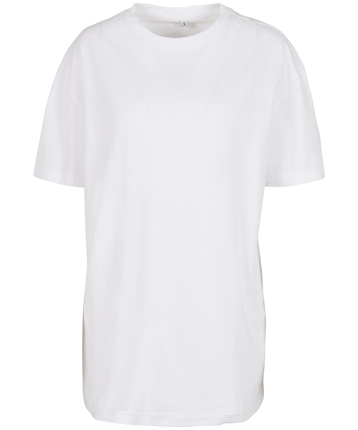 Women's Oversized Boyfriend Tee in White, front view