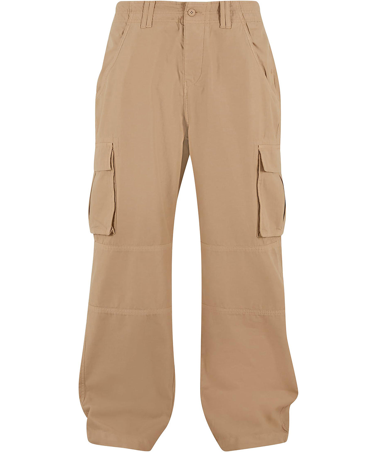 Classic Cargo Pants in Beige, front view