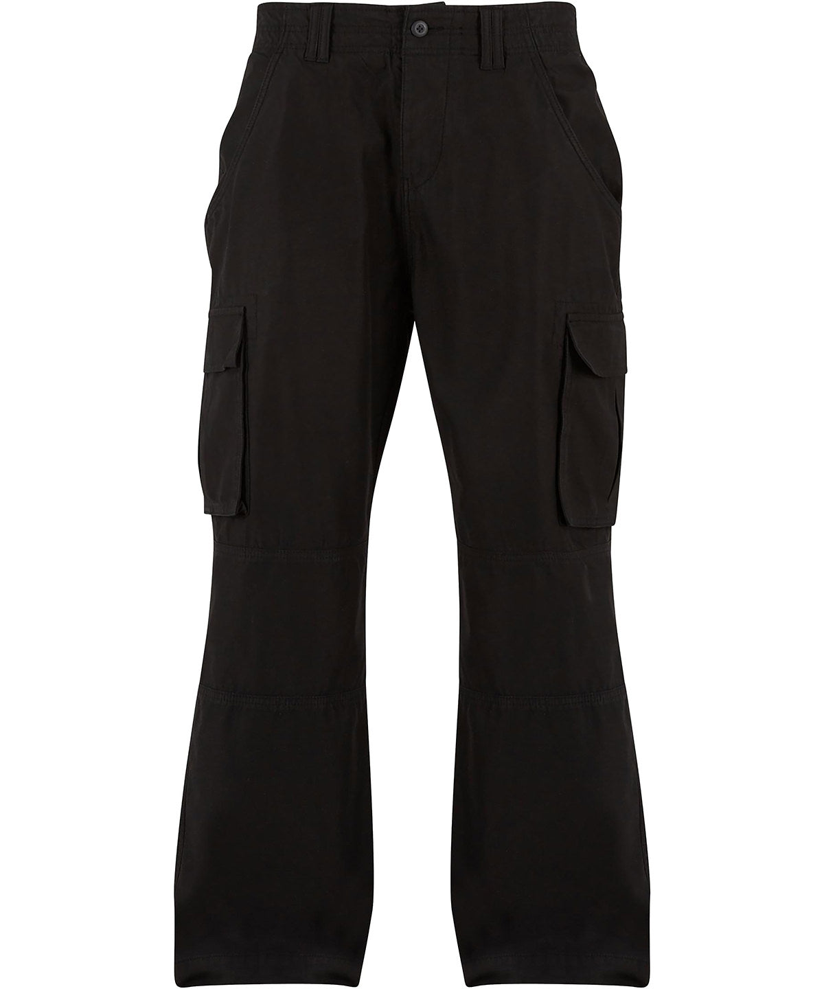 Classic Cargo Pants in Black, front view