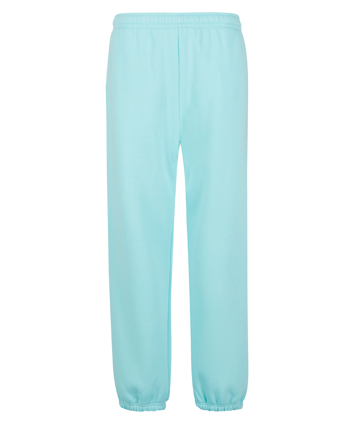 Fluffy Sweatpants in Beryl Blue, front view