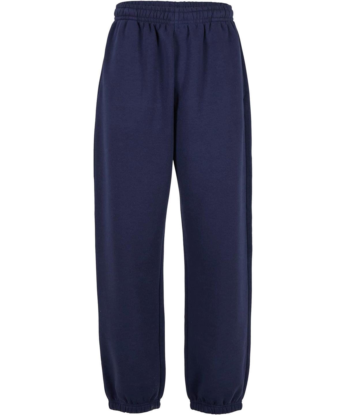 Fluffy Sweatpants in Navy, front view