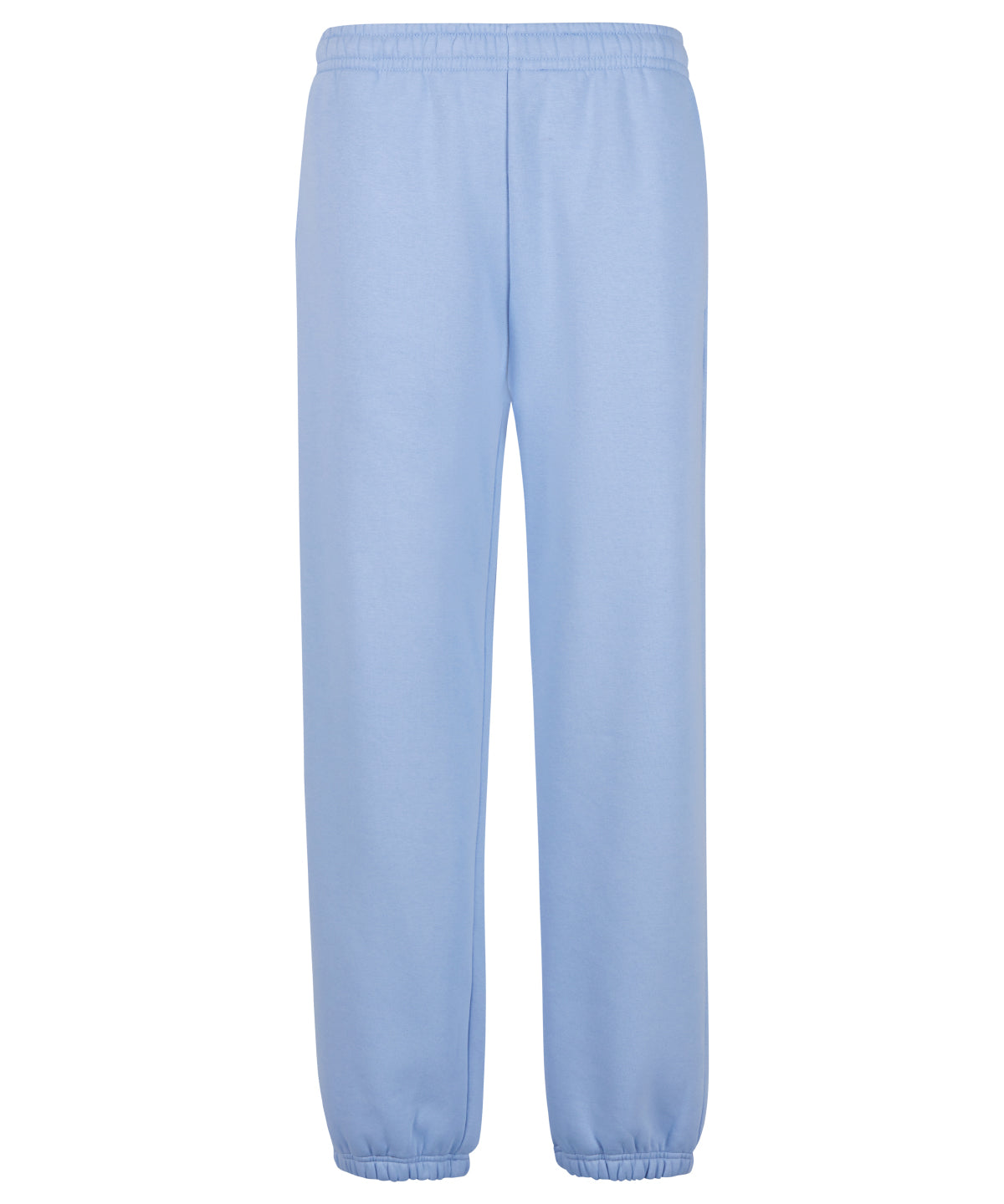 Fluffy Sweatpants in Powder Blue, front view