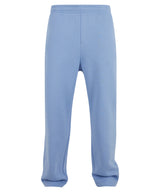 Fluffy Trackpants in Powder Blue, front view