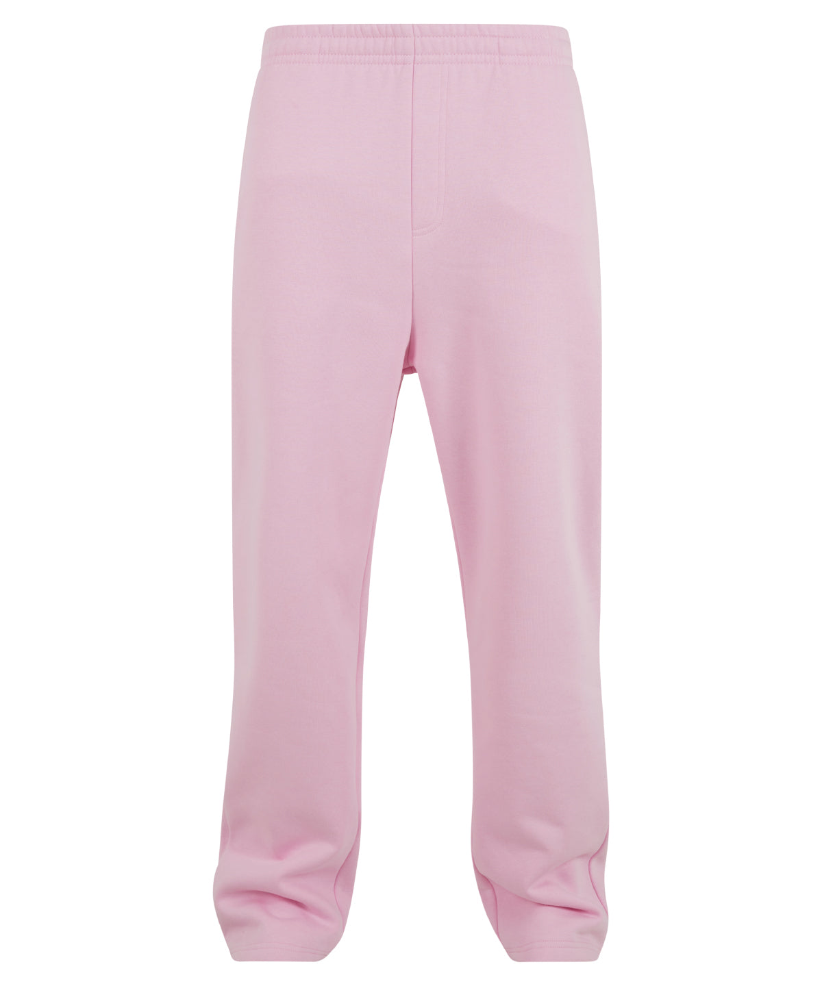 Fluffy Trackpants in Soft Pink, front view