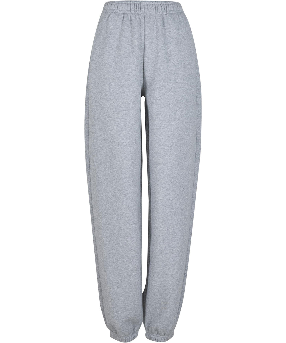 Women’s Fluffy Sweatpants in Heather Grey, front view
