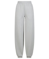Women’s Fluffy Sweatpants in Light Asphalt, front view