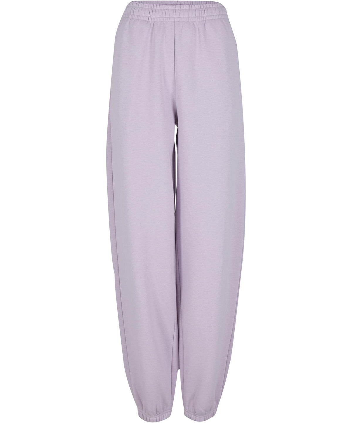 Women’s Fluffy Sweatpants in Lilac, front view