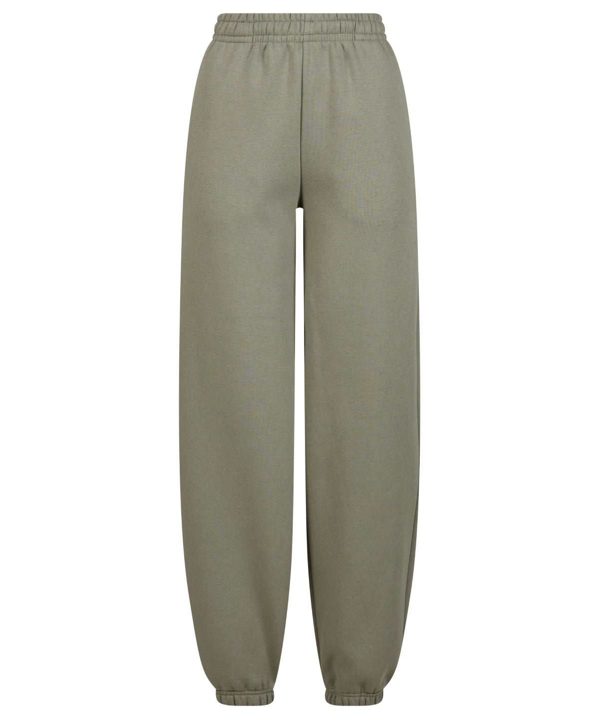 Women’s Fluffy Sweatpants in Pale Olive, front view