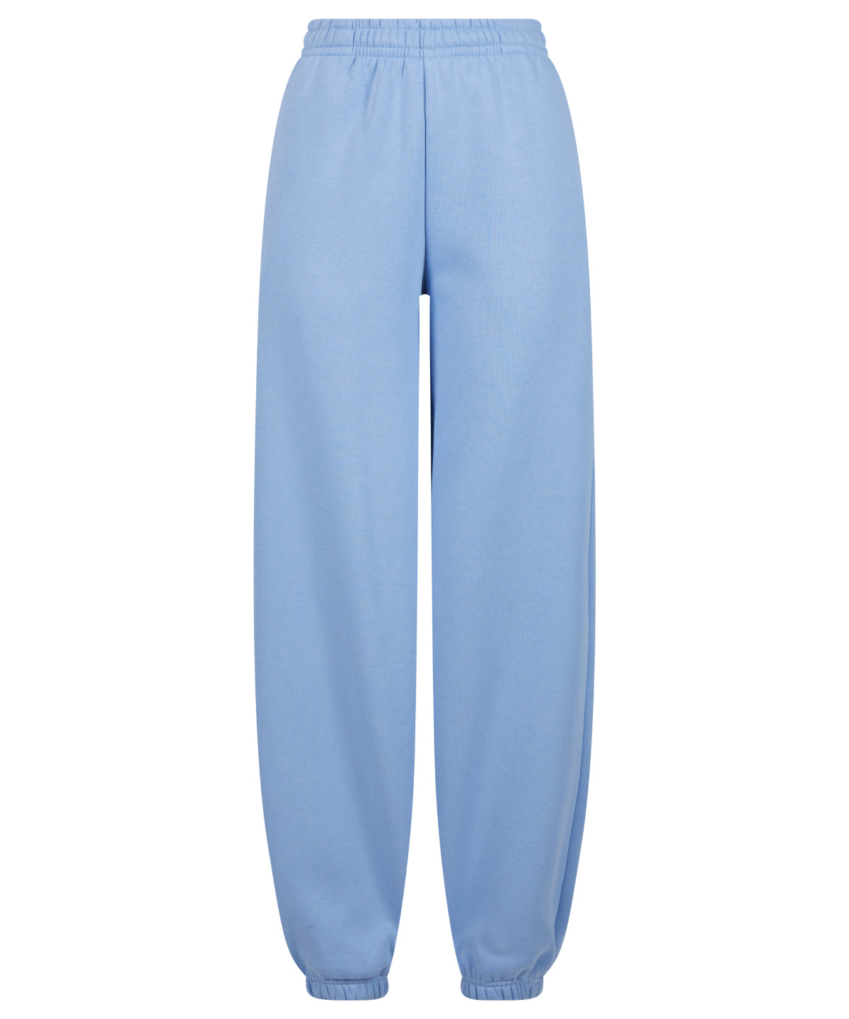 Women’s Fluffy Sweatpants in Powder Blue, front view