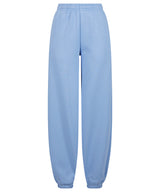 Women’s Fluffy Sweatpants in Powder Blue, front view