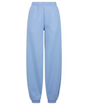 Women’s Fluffy Sweatpants in Powder Blue, front view
