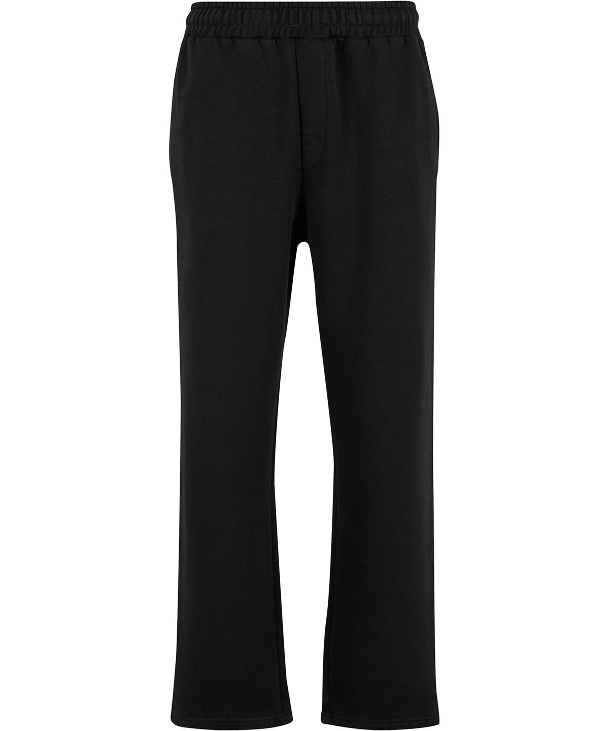 Vintage Heavy Trackpants in Black, front view