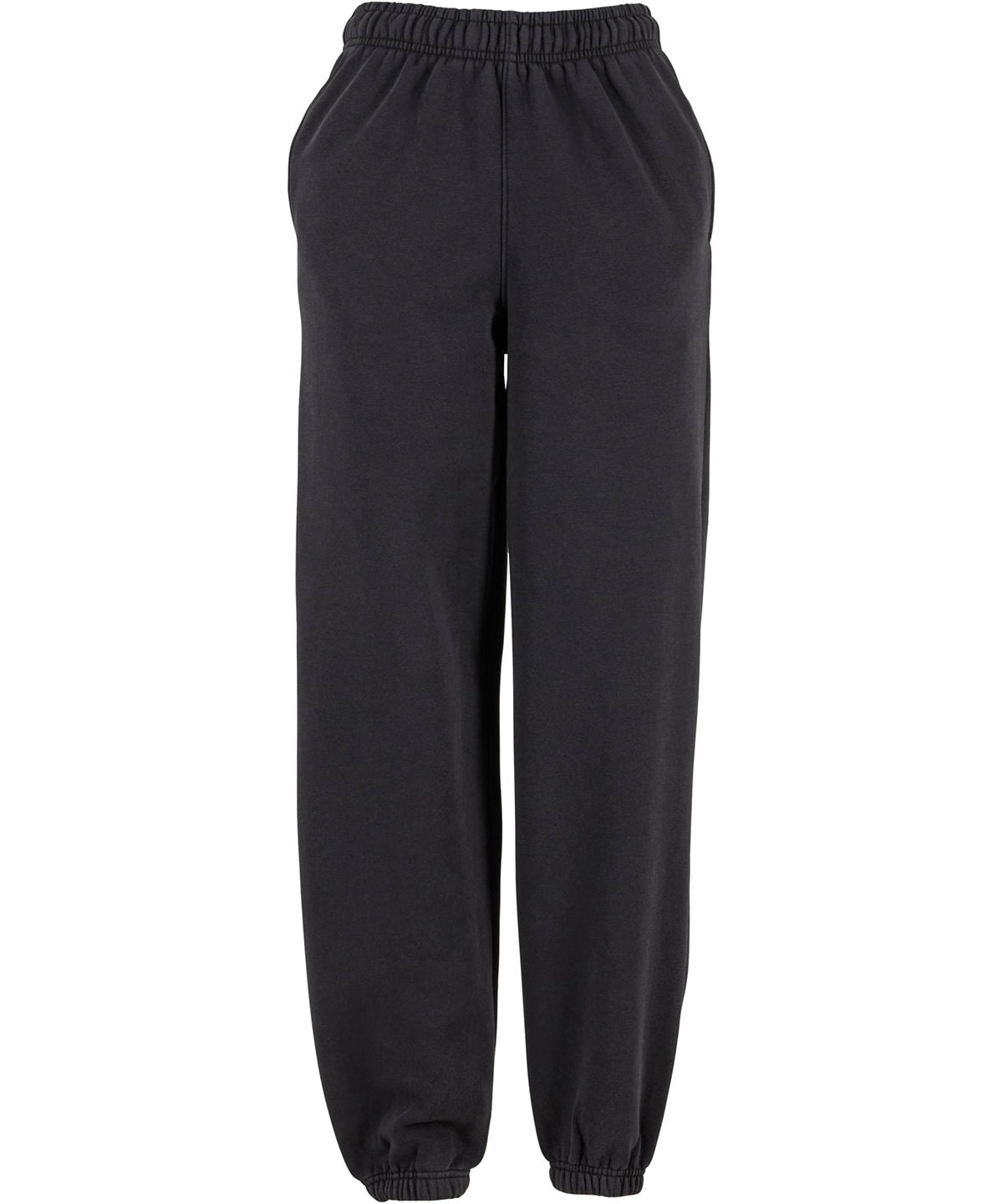 Women’s Vintage Heavy Sweatpants in Black, front view