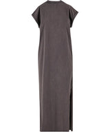 Women’s Vintage Long Dress in Magnet, front view