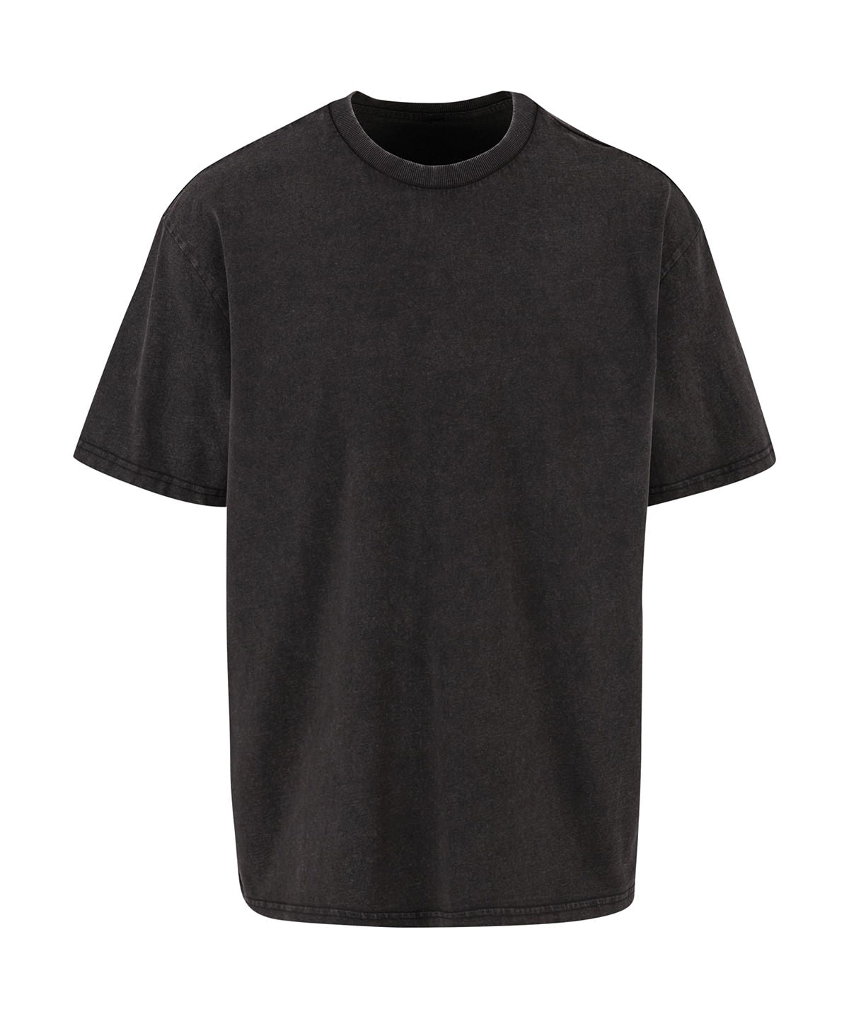 Vintage Heavy Loose Tee in Black, front view