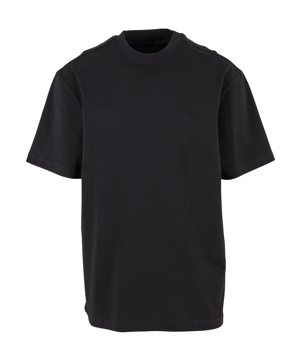 Tall Tee in Black, front view