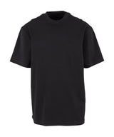 Tall Tee in Black, front view