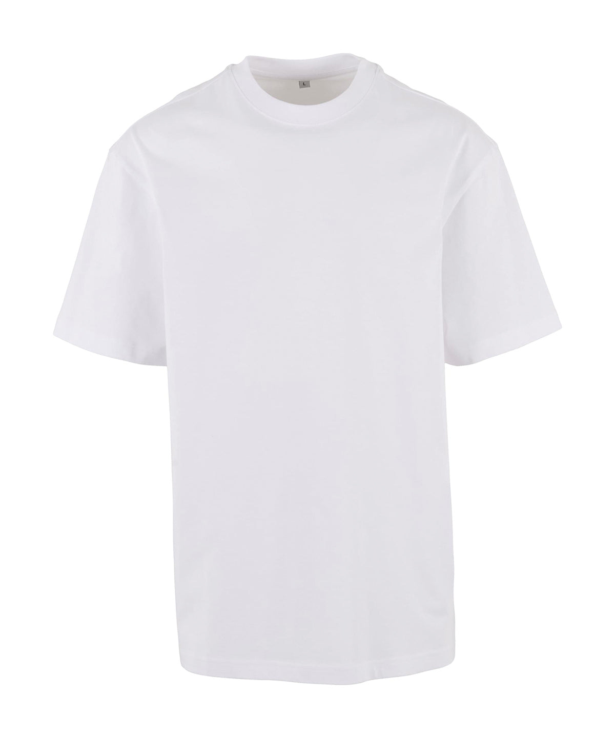 Tall Tee in White, front view
