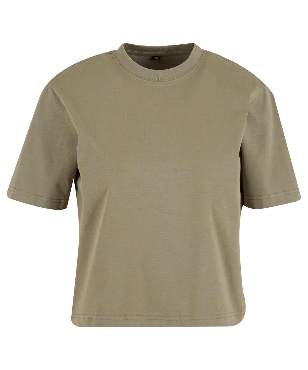 Women’s Sorona Loose-Fit Tee in Pale Olive, front view