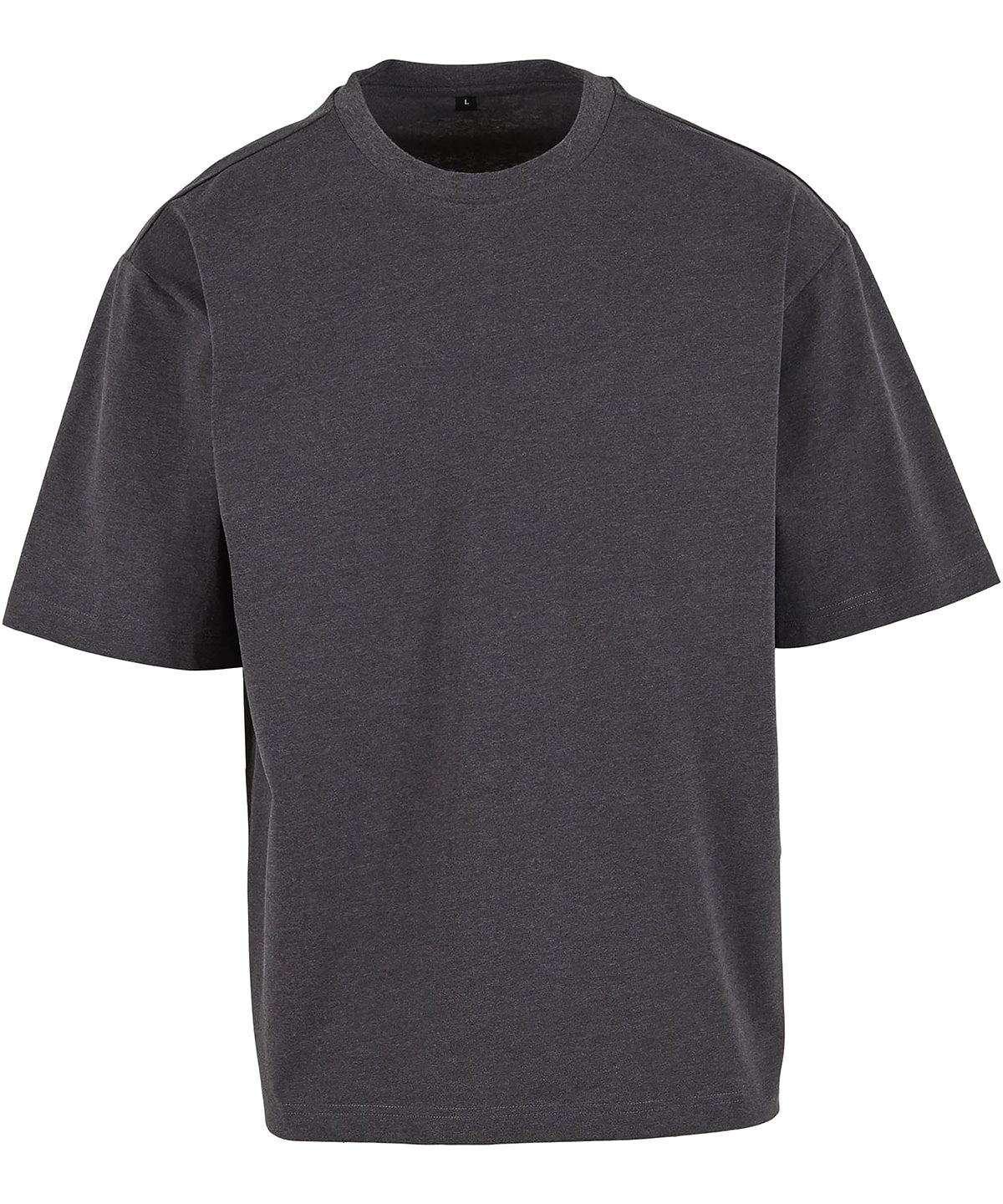 Loose-Fit Tee in Charcoal, front view