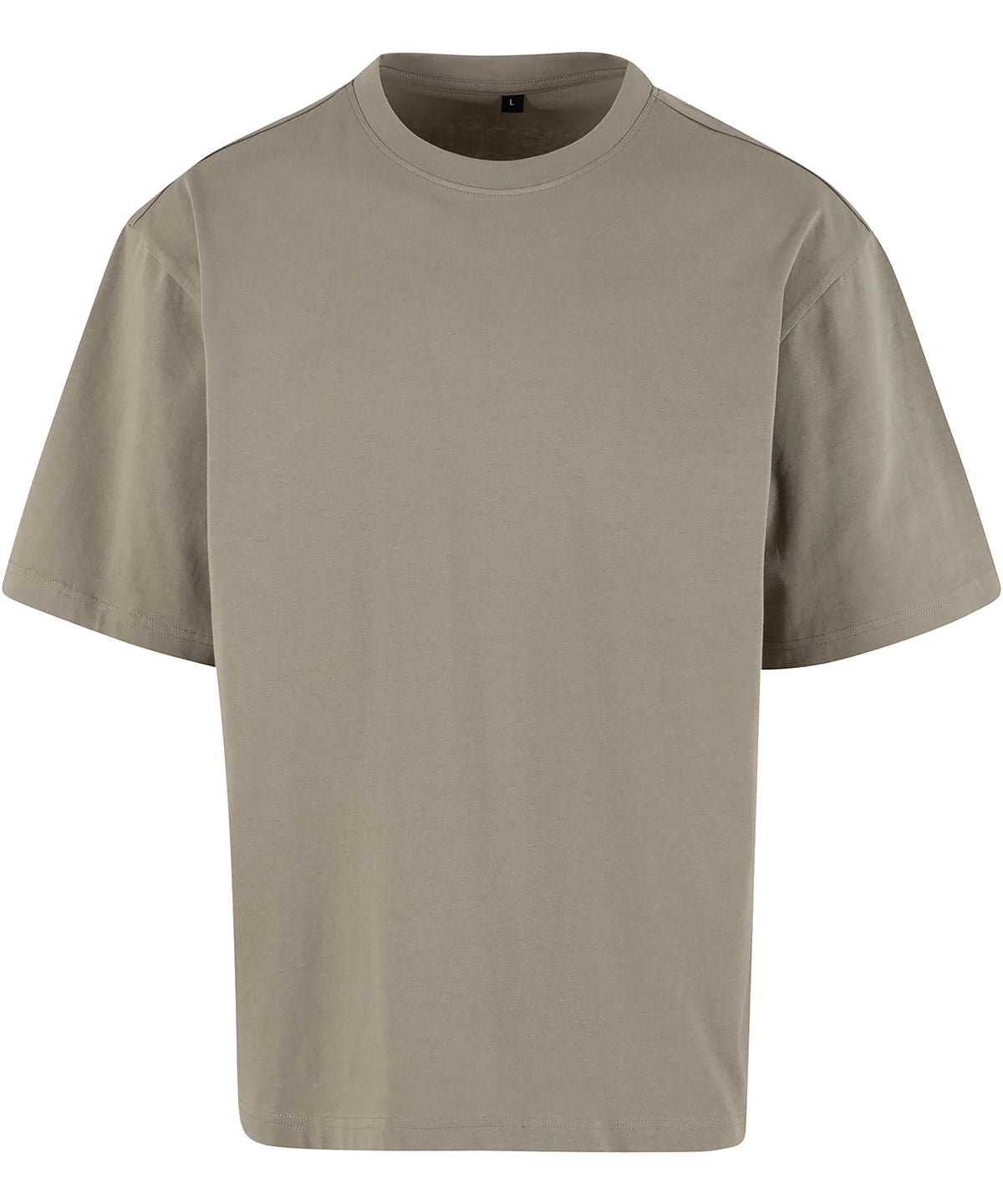Loose-Fit Tee in Pale Olive, front view